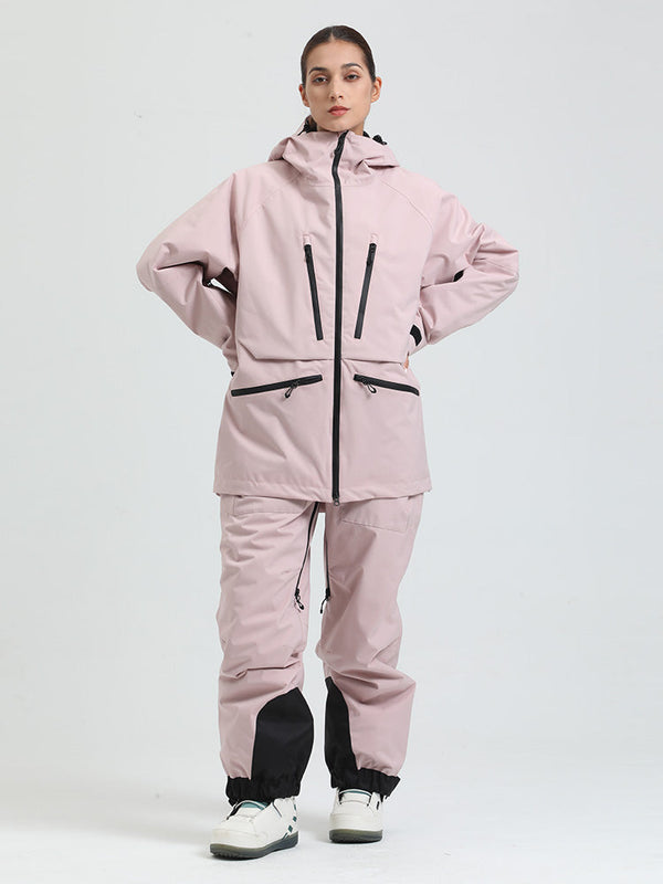 Gsou Damen-Schneeanzug, robust, Bergprofi, Allzweck, Cargo-Schneeanzug