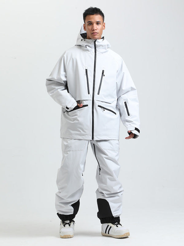 Gsou Herren-Schneeanzug, robust, Bergprofi, Allzweck, Cargo-Schneeanzug