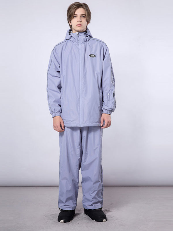 Dook Snow Track Stripe Snowboardjacke und -hose für Herren
