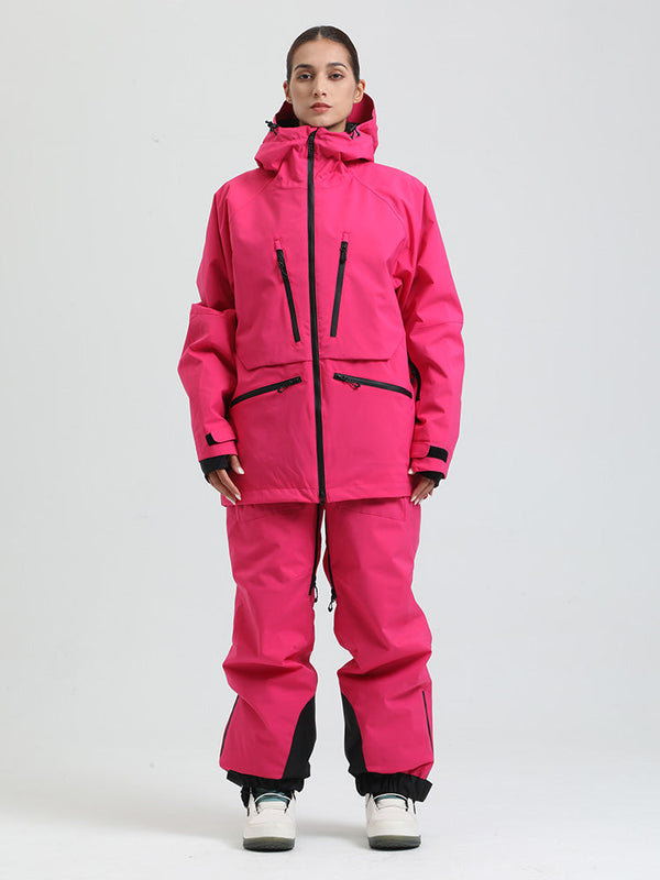 Gsou Damen-Schneeanzug, robust, Bergprofi, Allzweck, Cargo-Schneeanzug