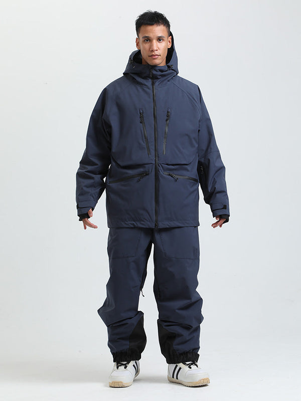 Gsou Herren-Schneeanzug, robust, Bergprofi, Allzweck, Cargo-Schneeanzug
