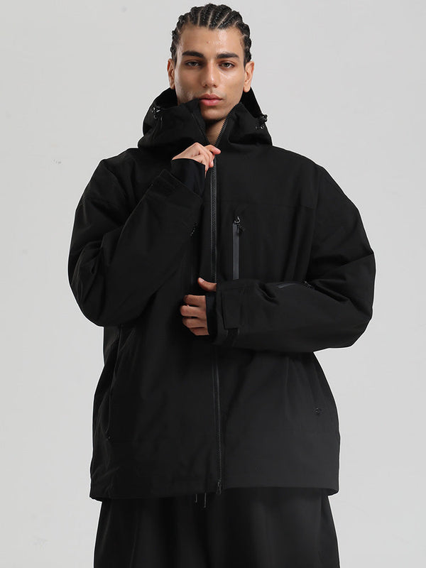 Gsou Snow Herren-Schneejacke, strapazierfähig, Mountain Pro, isoliert, winddicht