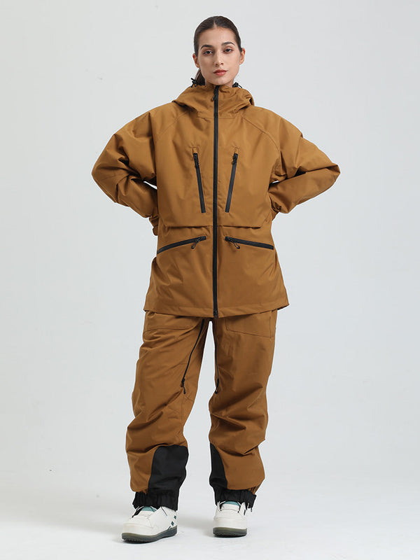 Gsou Damen-Schneeanzug, robust, Bergprofi, Allzweck, Cargo-Schneeanzug