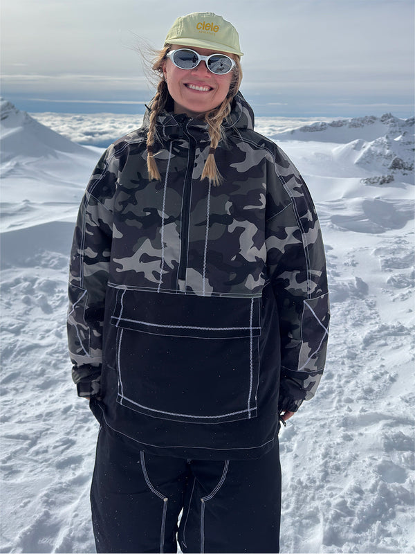 Mountain Vibe Streetstorm Pullover-Snowboardjacke für Damen – Ganzjahresjacke