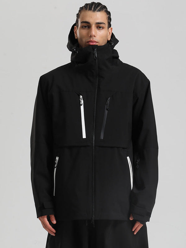 Gsou Snow Herren Langlebige Mountain Pro Winter Funktions-Cargo-Schneejacke