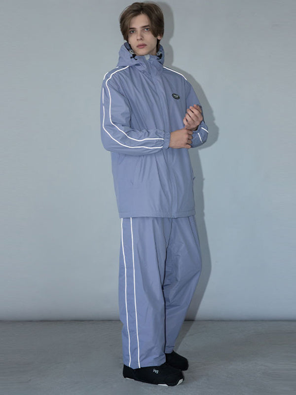 Dook Snow Track Stripe Snowboardjacke und -hose für Herren