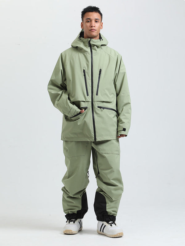 Gsou Herren-Schneeanzug, robust, Bergprofi, Allzweck, Cargo-Schneeanzug