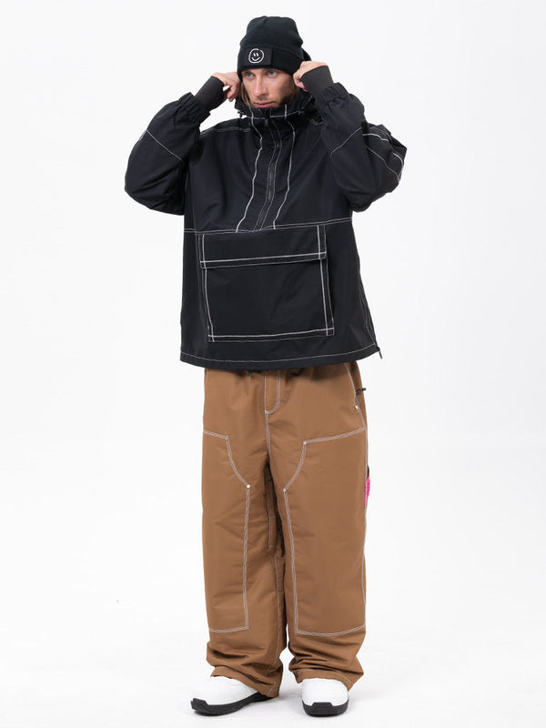 Men’s Mountain Vibe Pullover Jacket & Urban Freerider Baggy Snow Pants Set