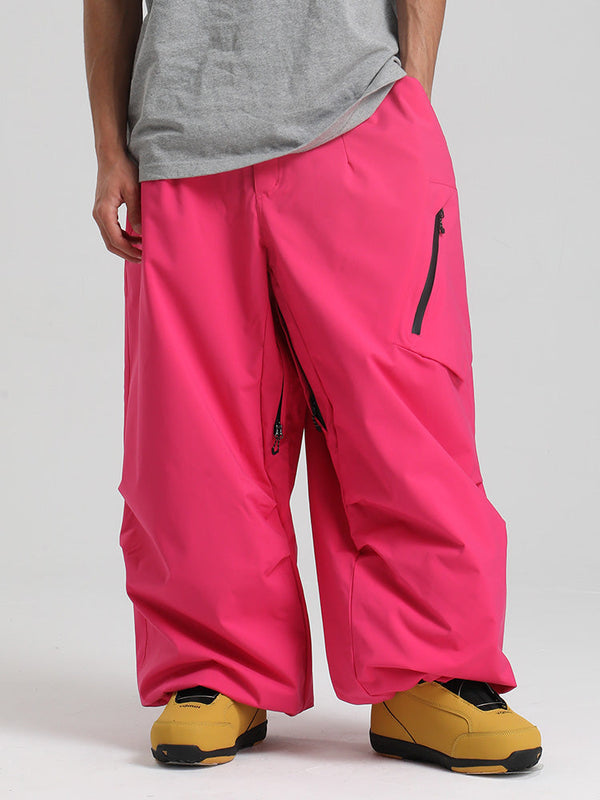 Gsou Snow Herren Strapazierfähige Urban Vibe All Function Baggy Schneehose