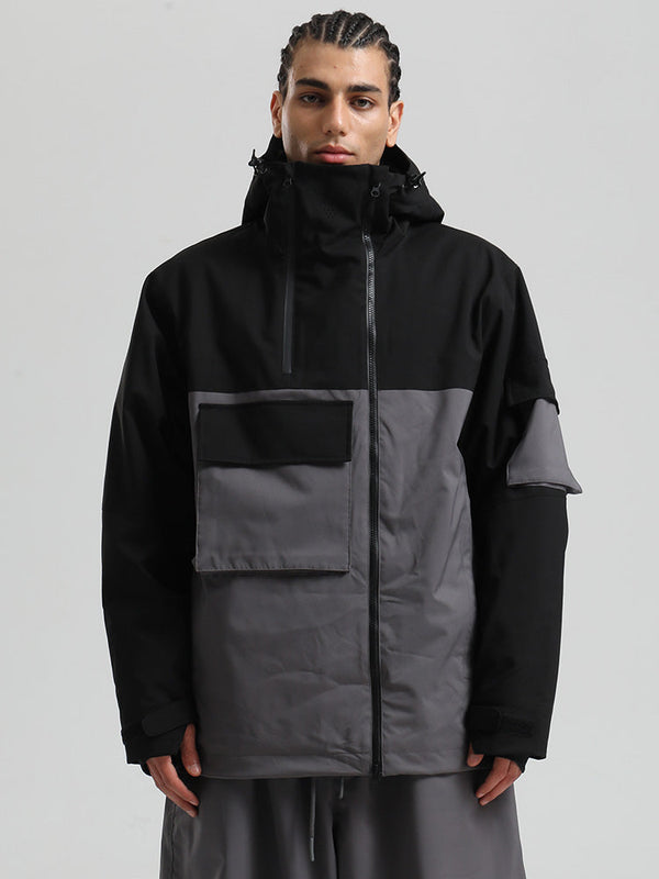 Gsou Snow Terrain Flow FlexZip Hybrid Cargo Snowboardjacke für Herren