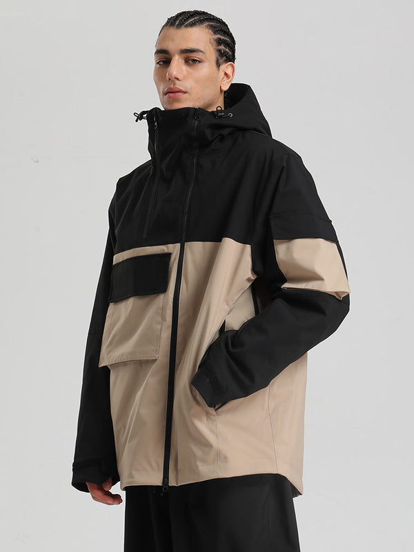 Gsou Snow Terrain Flow FlexZip Hybrid Cargo Snowboardjacke für Herren