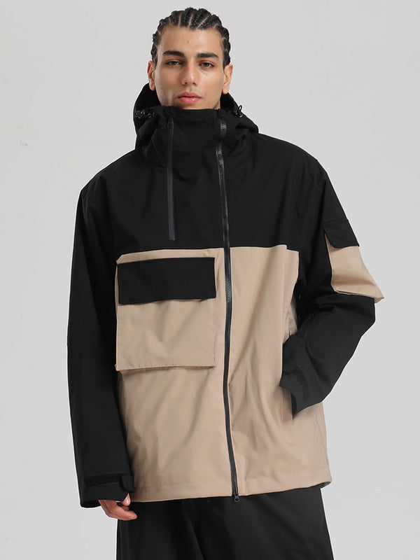 Gsou Snow Terrain Flow FlexZip Hybrid Cargo Snowboardjacke für Herren