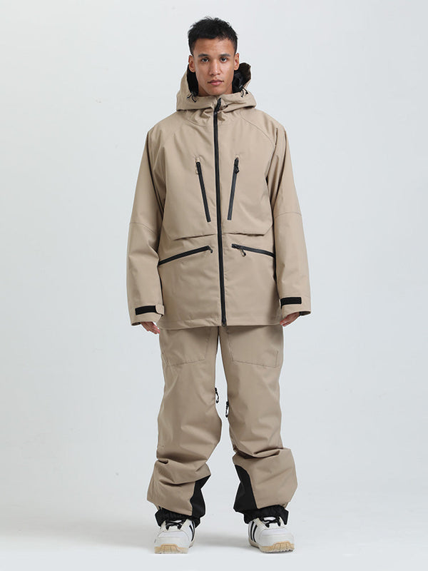 Gsou Herren-Schneeanzug, robust, Bergprofi, Allzweck, Cargo-Schneeanzug