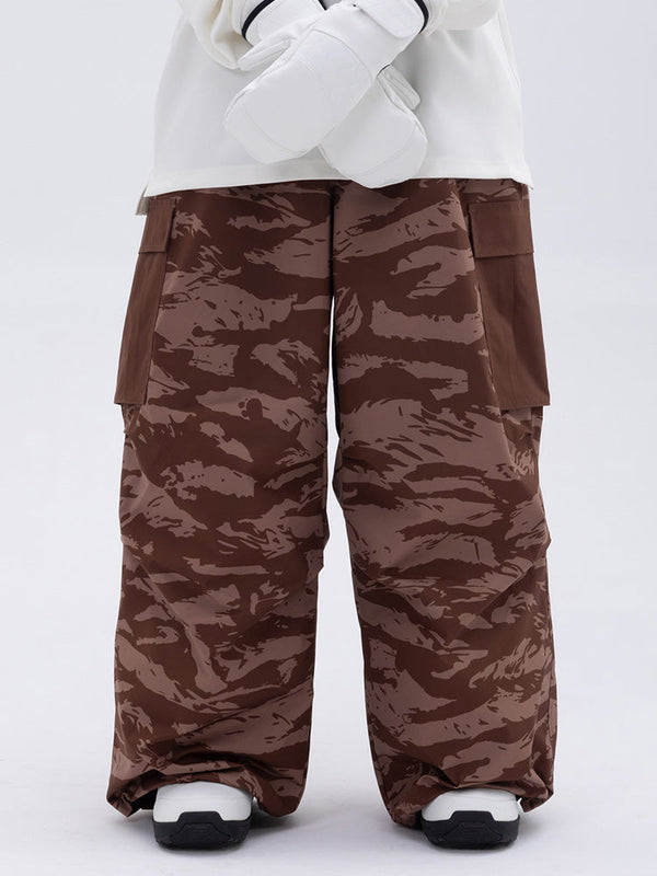 Mountain Chill Freestyle Prime Baggy Leopard Snowboardhose für Damen