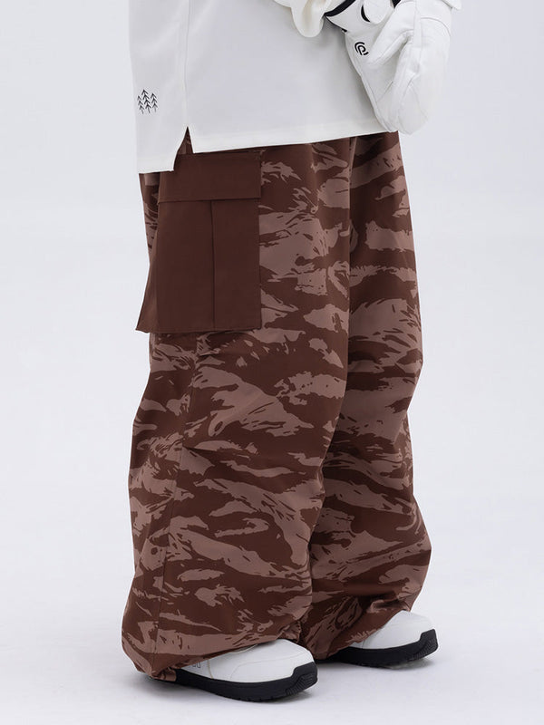 Mountain Chill Freestyle Prime Baggy Leopard Snowboardhose für Damen