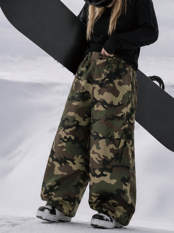 Damen Allzweck-Snowboardhose Urban Vibe Strapazierfähige Freestyle Baggy Hose