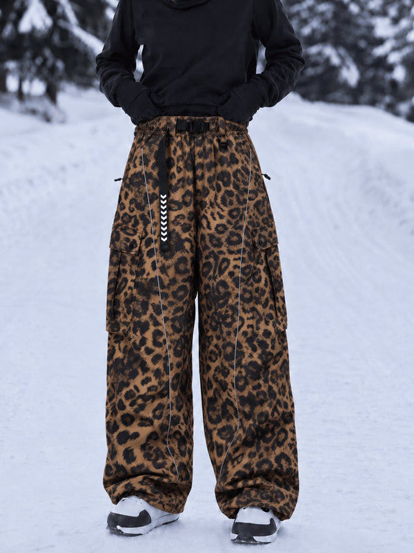 Wild Motion Damen-Snowboardhose mit reflektierenden Cargotaschen und extra weitem Schnitt