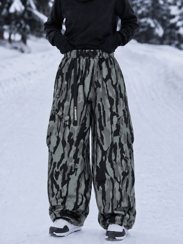 TerrainFlex Freestyle Oversized Cargo Snowboardhose für Damen – Crew Edition