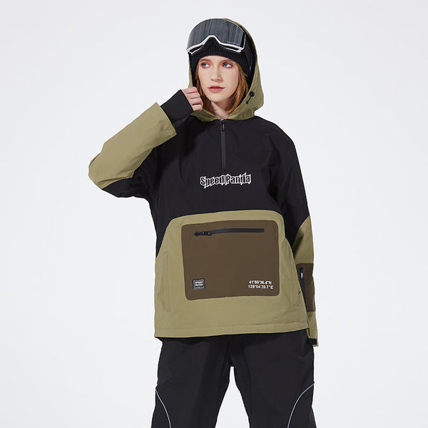 SpeedPanda Mountain Unisex Alpine SummitBlast Schneejacke für Damen