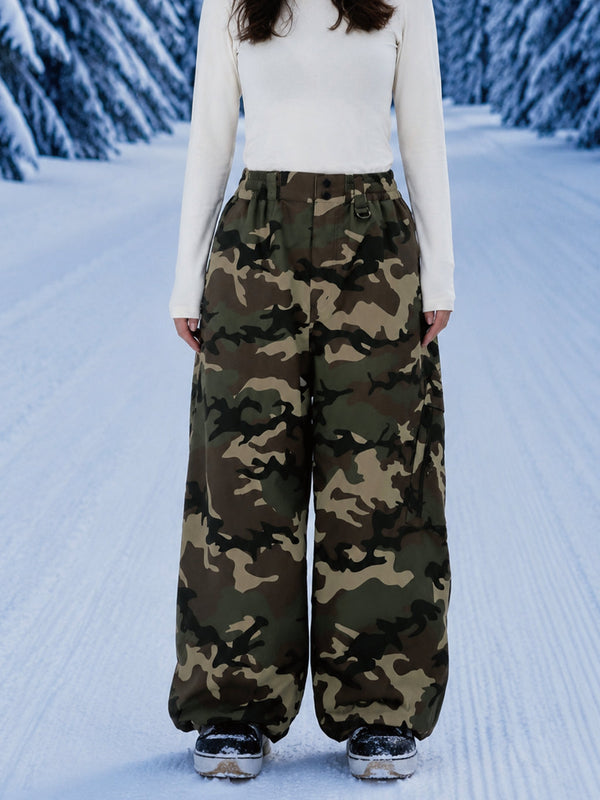 Damen Allzweck-Snowboardhose Urban Vibe Strapazierfähige Freestyle Baggy Hose