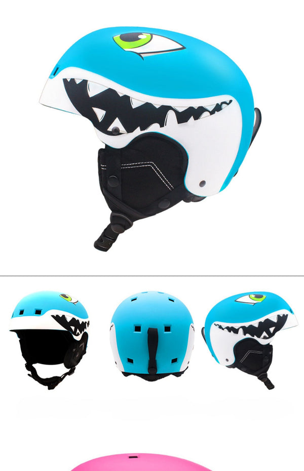 Unisex-Snowboardhelm „Gsou Snow“ für Jungen, ganzjährig, mit Cartoon-Motiven, für den Winter.