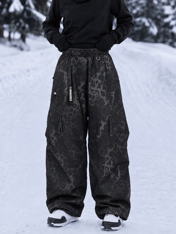 TerrainFlex Freestyle Oversized Cargo Snowboardhose für Damen – Crew Edition