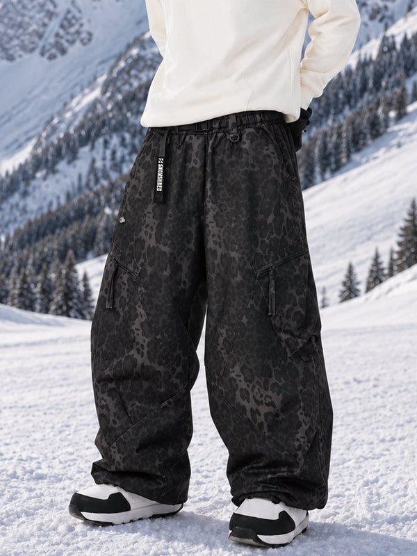 Pantalon de snowboard cargo oversize TerrainFlex Freestyle pour homme – Édition Crew