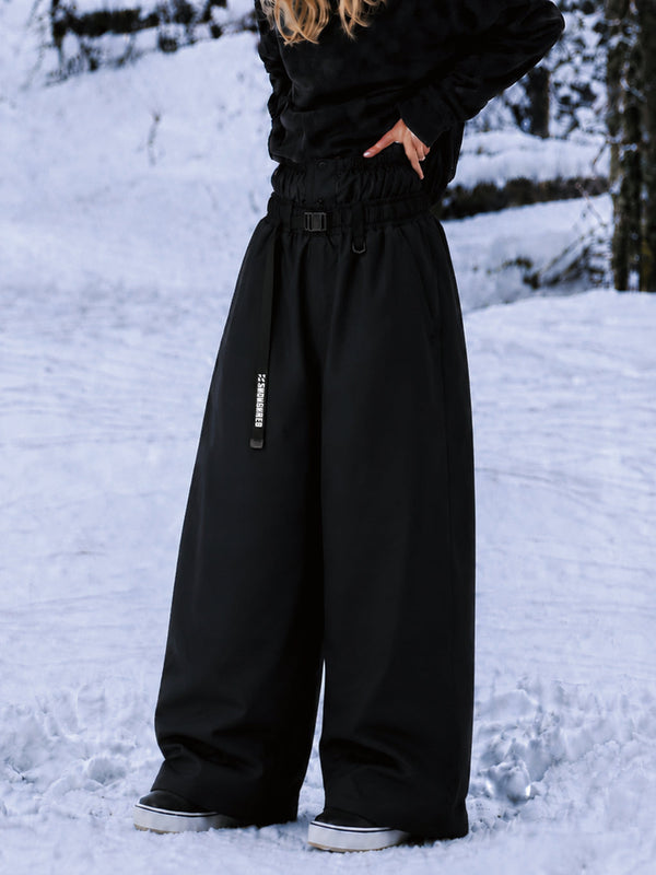 Hyper Beast Damen-Snowboardhose, strapazierfähig, vielseitig, Freestyle, Baggy-Design