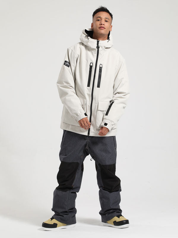 Gsou Snow Winter Ranger Cargo-Schneejacke & Latzhose für Herren (Set)
