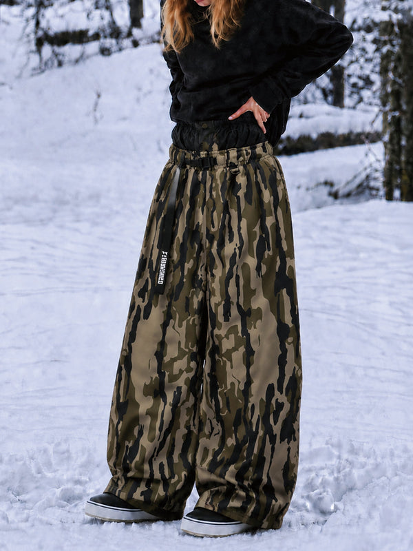 Hyper Beast Damen-Snowboardhose, strapazierfähig, vielseitig, Freestyle, Baggy-Design