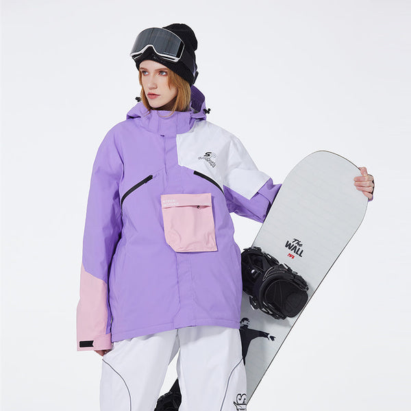 SpeedPanda Unisex Alpine SnowTech Mountain Explorer Schneejacke für Damen und Herren