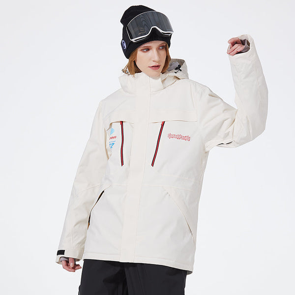 SpeedPanda Mountain Unisex Alpine Avalanche Flare Expedition Schneejacke für Damen und Herren