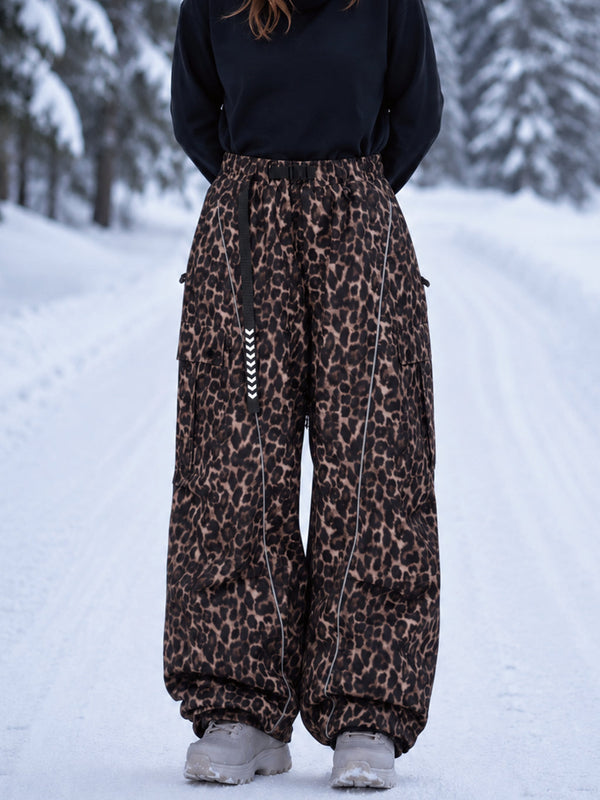 Wild Motion Damen-Snowboardhose mit reflektierenden Cargotaschen und extra weitem Schnitt