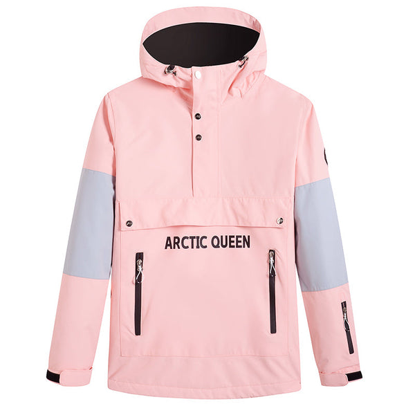 Herren Challenger Anorak-Schneejacke mit halbem Reißverschluss