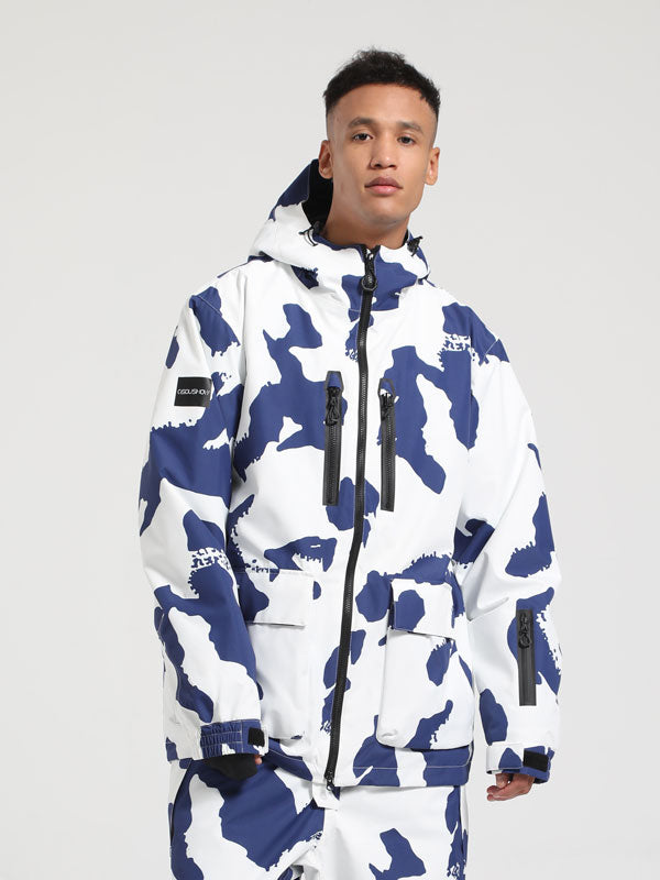Gsou Snow Winter Ranger Cargo Snowboardjacke für Herren