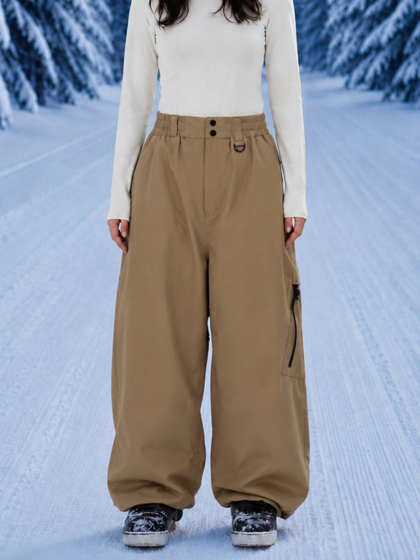 Damen Allzweck-Snowboardhose Urban Vibe Strapazierfähige Freestyle Baggy Hose