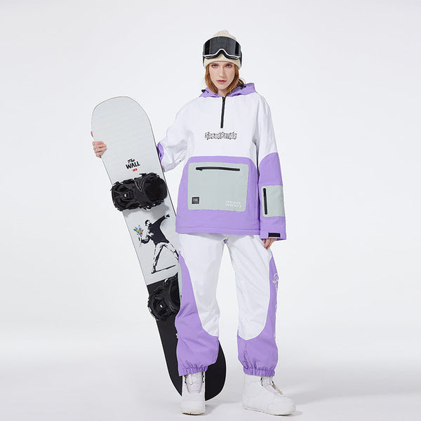SpeedPanda Mountain Unisex Alpine SummitBlast Schneeanzug für Damen