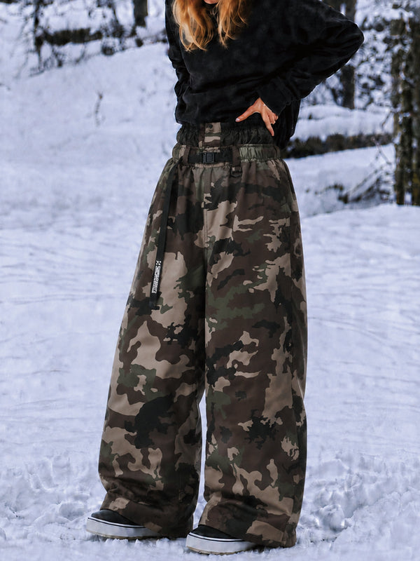 Hyper Beast Damen-Snowboardhose, strapazierfähig, vielseitig, Freestyle, Baggy-Design