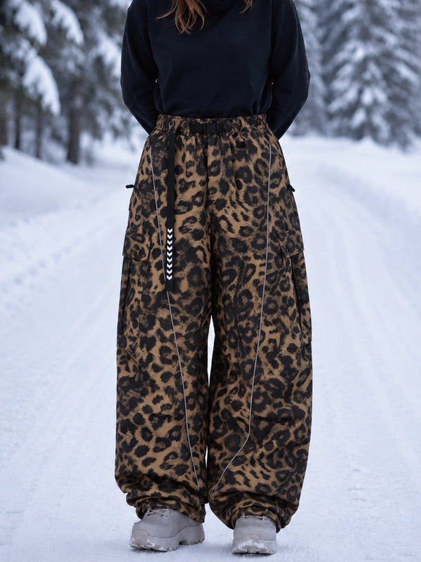 Wild Motion Damen-Snowboardhose mit reflektierenden Cargotaschen und extra weitem Schnitt