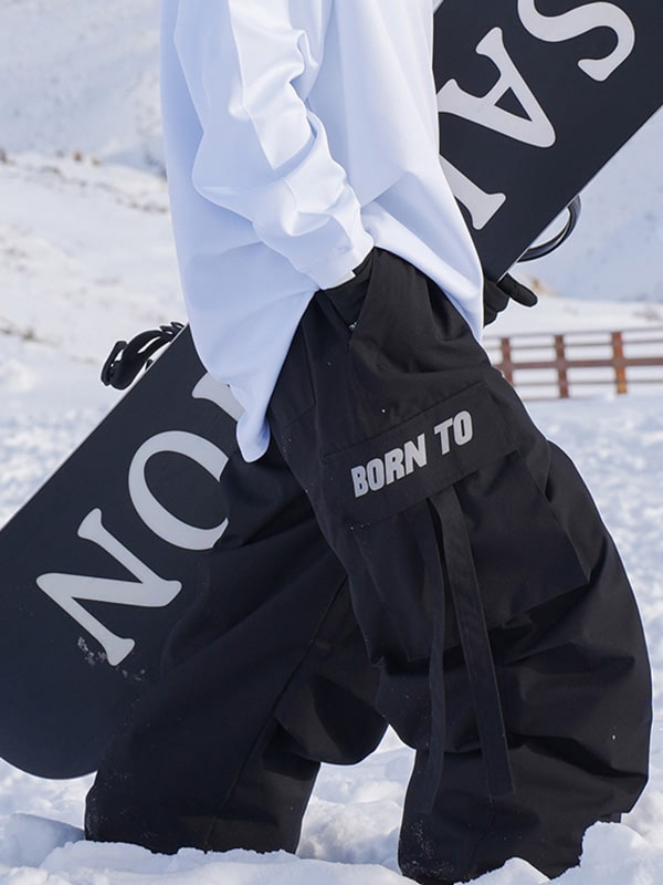 Damen Born To Be Wild Mountain Chill Baggy Schneehose