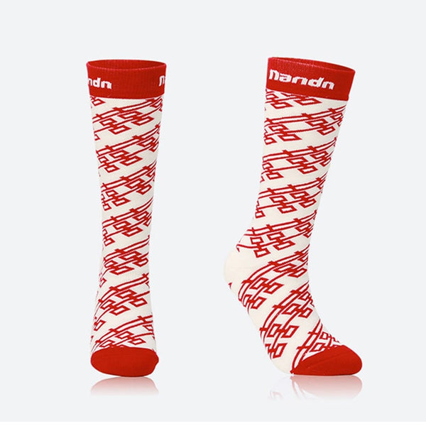 Nandn City Escape Unisex Thermosocken aus Wolle, lang, Ski- und Snowboardsocken