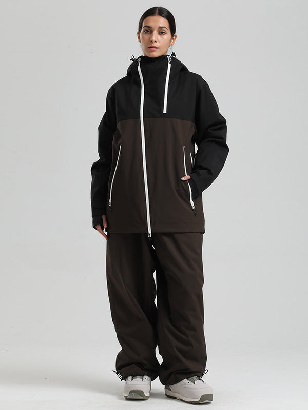 Gsou Snow HyperDrive Ganzjahres-Skianzug für Damen mit Farbblock-Design