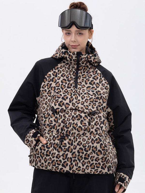 Damen Mountain Freestyle Cargo Pocket Bomber Snowboardjacke