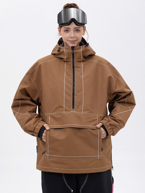 Mountain Vibe Streetstorm Pullover-Snowboardjacke für Damen – Ganzjahresjacke