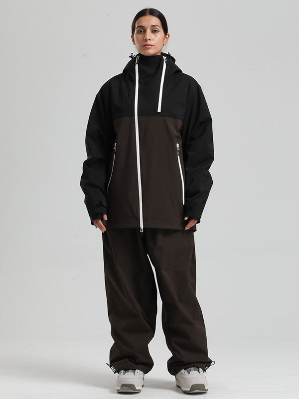 Gsou Snow HyperDrive Ganzjahres-Skianzug für Damen mit Farbblock-Design