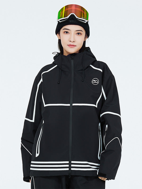 Arctic Queen Winter Impression Zip Schneejacke für Damen