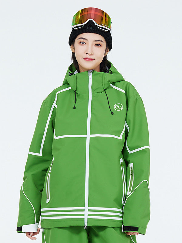 Arctic Queen Winter Impression Zip Schneejacke für Damen