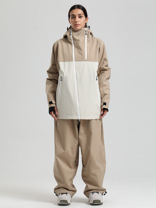 Gsou Snow HyperDrive Ganzjahres-Skianzug für Damen mit Farbblock-Design