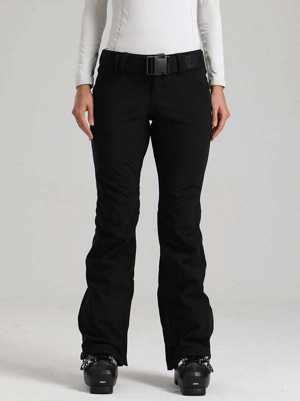 Gsou Snow Alpine Chic Flare Stretch-Skihose für Damen