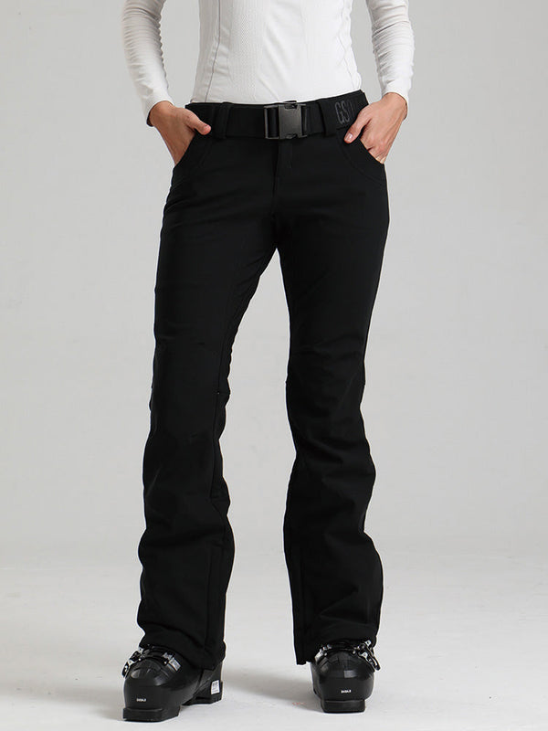 Gsou Snow Alpine Chic Flare Stretch-Skihose für Damen